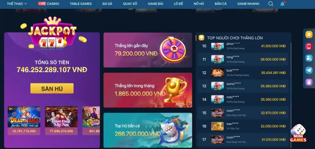 Đa dạng trò chơi tại uwin chính thức